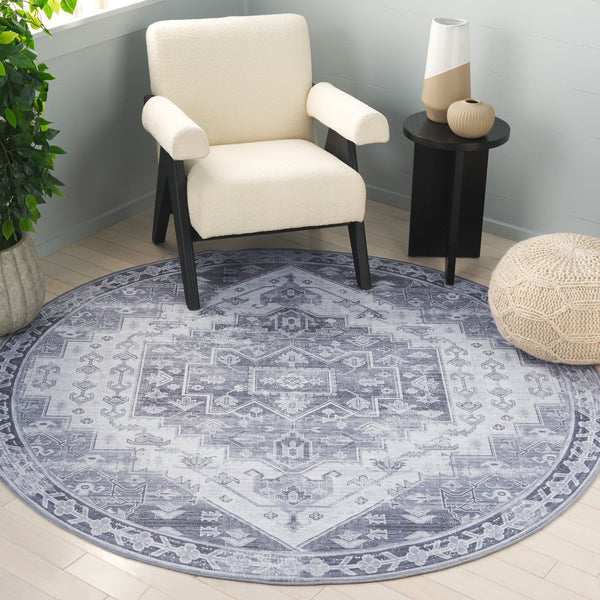 Safavieh Tucson 116f Gray / Light Gray - Luxurious Polyester Pile Rug For Cozy And Stylish Home Décor Grey ,Light Grey Polyester Pile Tsn116f-9