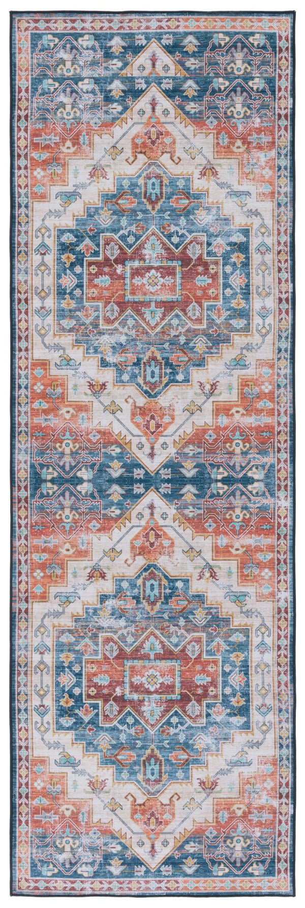 Safavieh Tucson 116f Gray / Light Gray - Luxurious Polyester Pile Rug For Cozy And Stylish Home Décor Blue ,Rust Polyester Pile Tsn116m-24