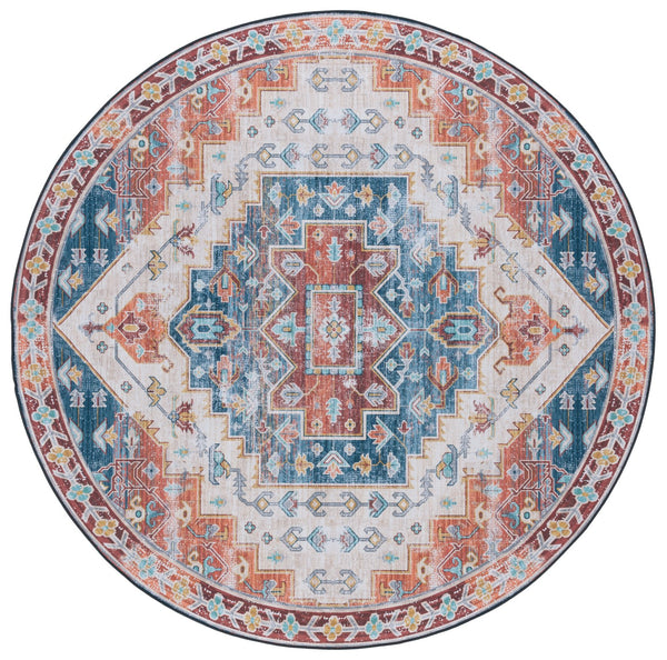 Safavieh Tucson 116f Gray / Light Gray - Luxurious Polyester Pile Rug For Cozy And Stylish Home Décor Blue ,Rust Polyester Pile Tsn116m-24