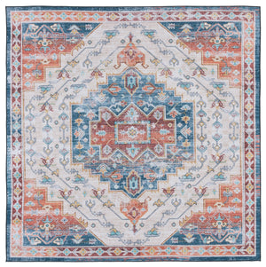 Safavieh Tucson 116f Gray / Light Gray - Luxurious Polyester Pile Rug For Cozy And Stylish Home Décor Blue ,Rust Polyester Pile Tsn116m-24