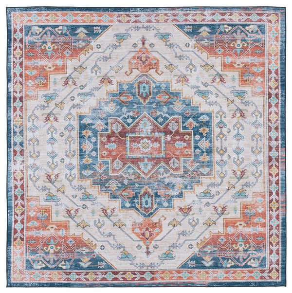 Safavieh Tucson 116f Gray / Light Gray - Luxurious Polyester Pile Rug For Cozy And Stylish Home Décor Blue ,Rust Polyester Pile Tsn116m-24