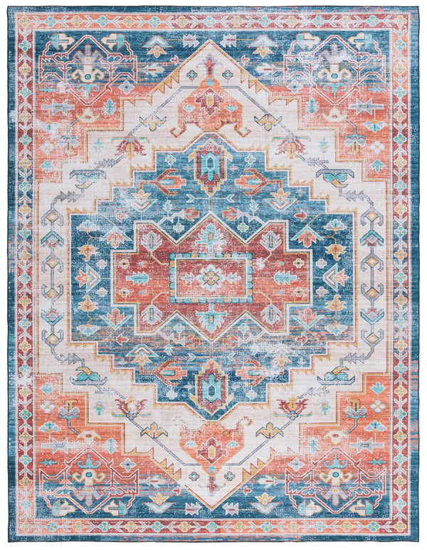 Safavieh Tucson 116f Gray / Light Gray - Luxurious Polyester Pile Rug For Cozy And Stylish Home Décor Blue ,Rust Polyester Pile Tsn116m-24