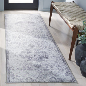 Safavieh Tucson Vintage Persian Rug - Stylish, Machine Washable & Slip Resistant For Effortless Elegance Light Grey ,Grey Polyester Pile Tsn117g-8