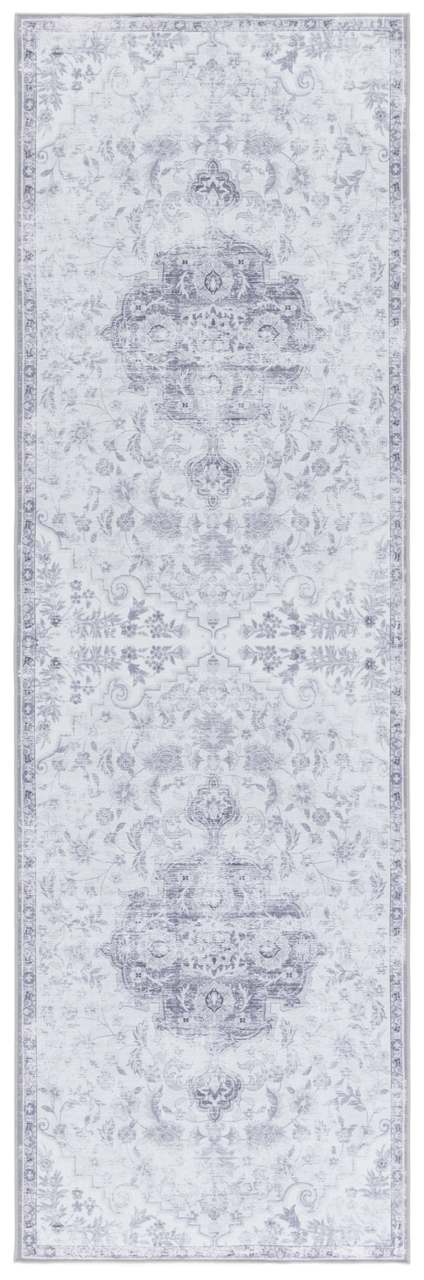 Safavieh Tucson Vintage Persian Rug - Stylish, Machine Washable & Slip Resistant For Effortless Elegance Light Grey ,Grey Polyester Pile Tsn117g-8