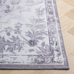 Safavieh Tucson Vintage Persian Rug - Stylish, Machine Washable & Slip Resistant For Effortless Elegance Light Grey ,Grey Polyester Pile Tsn117g-8