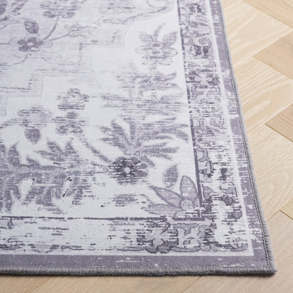 Safavieh Tucson Vintage Persian Rug - Stylish, Machine Washable & Slip Resistant For Effortless Elegance Light Grey ,Grey Polyester Pile Tsn117g-8