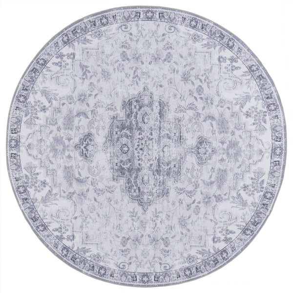 Safavieh Tucson Vintage Persian Rug - Stylish, Machine Washable & Slip Resistant For Effortless Elegance Light Grey ,Grey Polyester Pile Tsn117g-8
