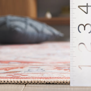 Safavieh Tucson Traditional Oval Area Rug – Elegant Design, Machine Washable, Slip Resistant For Any Room Rust ,Ivory Polyester Pile Tsn118q-5