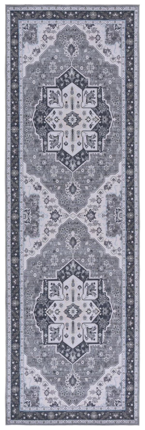 Safavieh Tucson Traditional Oval Area Rug – Elegant Design, Machine Washable, Slip Resistant For Any Room Olive ,Ivory Polyester Pile Tsn118x-28