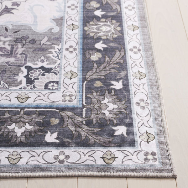 Safavieh Tucson Traditional Oval Area Rug – Elegant Design, Machine Washable, Slip Resistant For Any Room Olive ,Ivory Polyester Pile Tsn118x-5