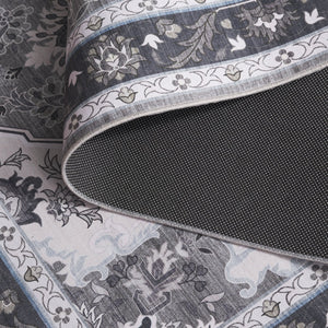 Safavieh Tucson Traditional Oval Area Rug – Elegant Design, Machine Washable, Slip Resistant For Any Room Olive ,Ivory Polyester Pile Tsn118x-5