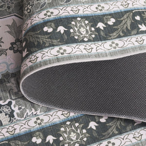 Safavieh Tucson Exquisite Round Area Rug - Elegant Design, Machine Washable, Slip Resistant & Durable Comfort Green ,Light Green Polyester Pile Tsn118y-8