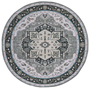 Safavieh Tucson Traditional Oval Area Rug – Elegant Design, Machine Washable, Slip Resistant For Any Room Green ,Light Green Polyester Pile Tsn118y-6r