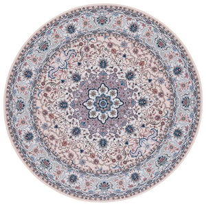 Safavieh Tucson Traditional Area Rug - Elegant Floral Design, Machine Washable, Slip Resistant, Durable Comfort Beige ,Green Polyester Pile Tsn123b-26