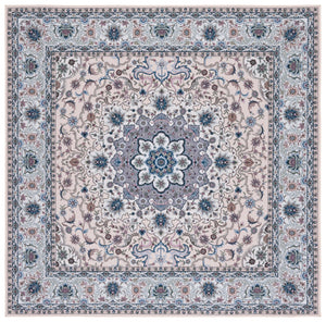 Safavieh Tucson Traditional Area Rug - Elegant Floral Design, Machine Washable, Slip Resistant, Durable Comfort Beige ,Green Polyester Pile Tsn123b-26