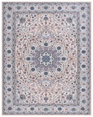 Safavieh Tucson Traditional Area Rug - Elegant Floral Design, Machine Washable, Slip Resistant, Durable Comfort Beige ,Green Polyester Pile Tsn123b-26