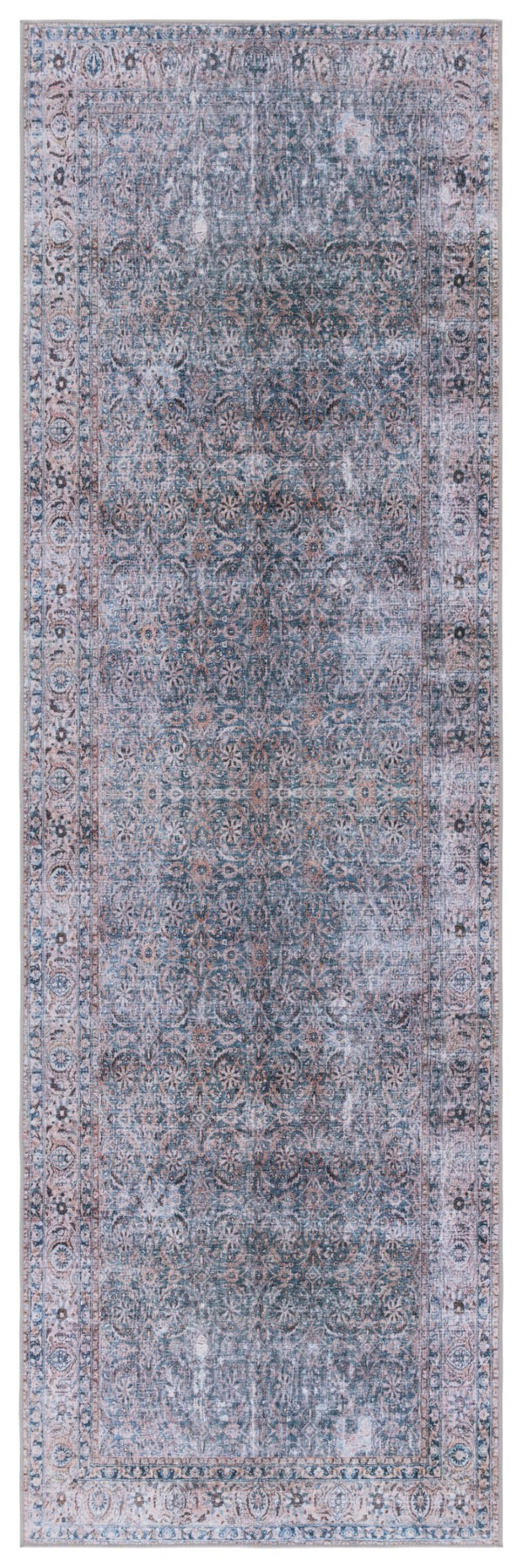 Safavieh Tucson Elegant Area Rug - Stylish & Durable, Machine Washable With Slip Resistant Design For Safety Green Blue ,Beige Polyester Tsn134y-10