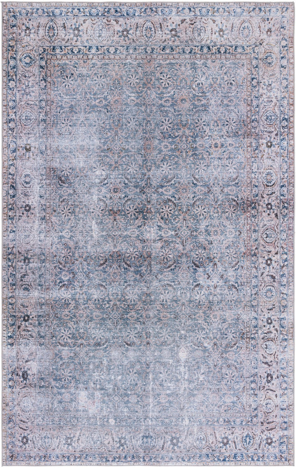 Safavieh Tucson Elegant Area Rug - Stylish & Durable, Machine Washable With Slip Resistant Design For Safety Green Blue ,Beige Polyester Tsn134y-10