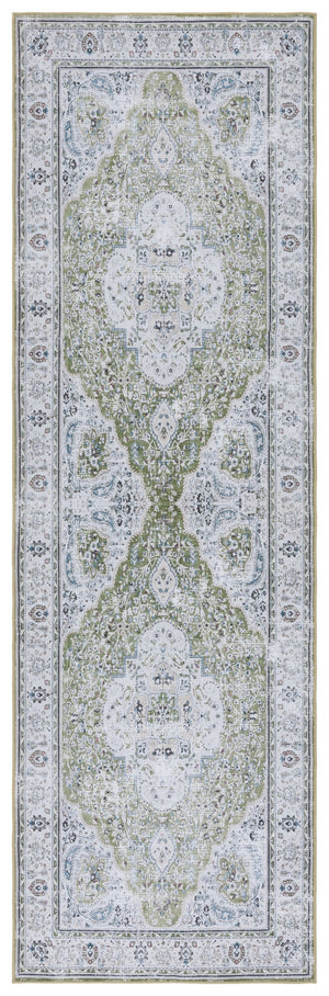 Safavieh Tucson Area Rug: Timeless Elegance With Machine Washable, Slip-resistant Design For Modern Living Green ,Beige Polyester Pile Tsn136y-4r