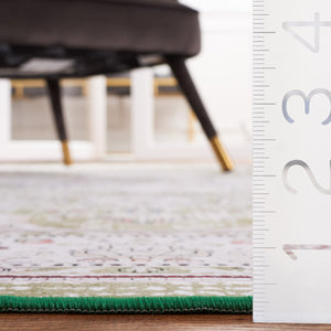 Safavieh Tucson Area Rug: Timeless Elegance With Machine Washable, Slip-resistant Design For Modern Living Green ,Beige Polyester Pile Tsn136y-4r