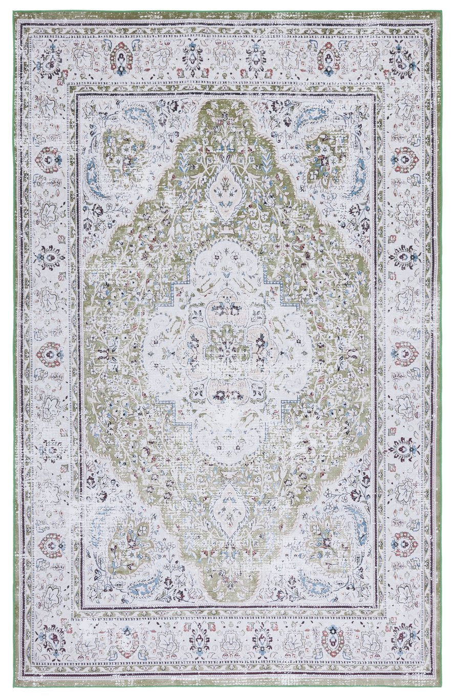 Safavieh Tucson Area Rug: Timeless Elegance With Machine Washable, Slip-resistant Design For Modern Living Green ,Beige Polyester Pile Tsn136y-4r