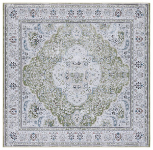 Safavieh Tucson Area Rug: Timeless Elegance With Machine Washable, Slip-resistant Design For Modern Living Green ,Beige Polyester Pile Tsn136y-4r
