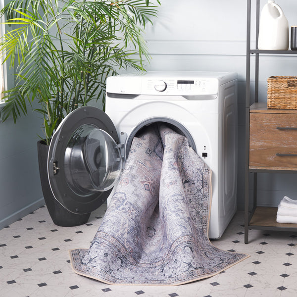 Safavieh Tucson Traditional Runner Rug - Elegant Power-loomed Design, Washable & Slip-resistant For Homes Beige ,Grey Polyester Pile Tsn137b-24