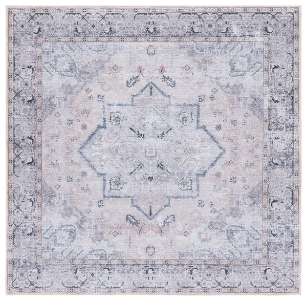 Safavieh Tucson Traditional Runner Rug - Elegant Power-loomed Design, Washable & Slip-resistant For Homes Beige ,Grey Polyester Pile Tsn137b-24