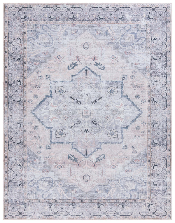 Safavieh Tucson Traditional Runner Rug - Elegant Power-loomed Design, Washable & Slip-resistant For Homes Beige ,Grey Polyester Pile Tsn137b-24