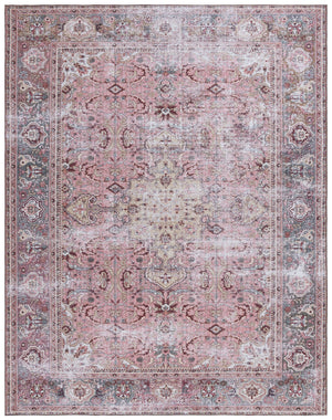 Safavieh Tucson Traditional Machine Washable Rug With Slip-resistant Design For Elegant Home Décor Pink ,Beige Polyester Pile Tsn144u-26