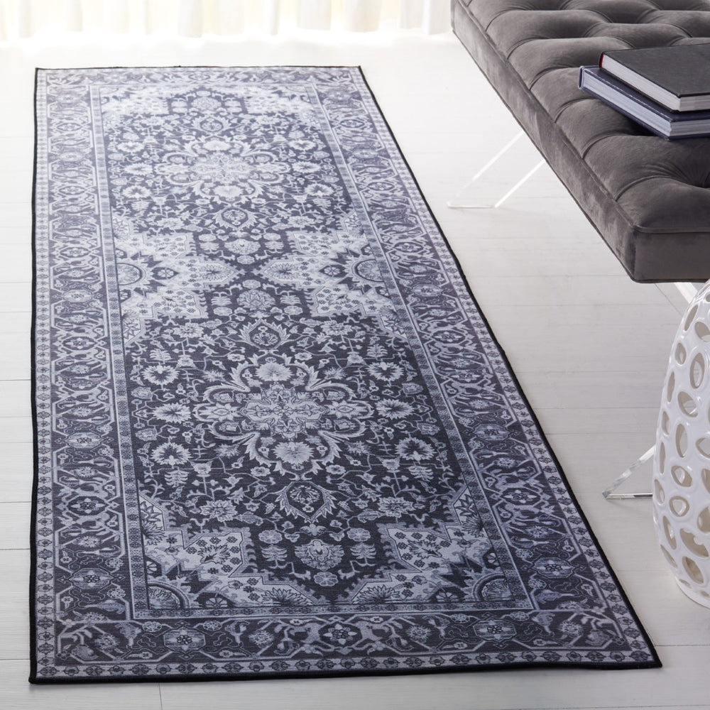 Safavieh Tucson Vibrant Oriental Patterned Rug – Machine Washable, Slip Resistant & Perfect For High Traffic Areas Black ,Beige Polyester Tsn147z-212