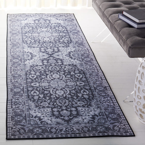 Safavieh Tucson Vibrant Oriental Patterned Rug – Machine Washable, Slip Resistant & Perfect For High Traffic Areas Black ,Beige Polyester Tsn147z-212