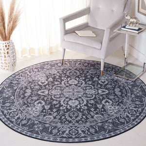 Safavieh Tucson Vibrant Oriental Patterned Rug – Machine Washable, Slip Resistant & Perfect For High Traffic Areas Black ,Beige Polyester Tsn147z-212