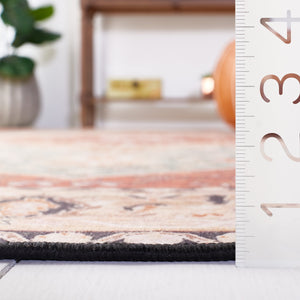 Safavieh Tucson Vintage Persian Area Rug - Machine Washable, Slip Resistant, And Perfect For Any Space Aqua ,Rust Polyester Pile Tsn150j-10