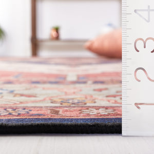Safavieh Tucson Vintage Persian Rug - Elegant Design, Machine Washable & Slip Resistant For Modern Homes Rust ,Blue Polyester Pile Tsn153p-214