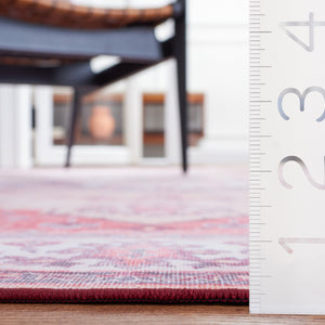 Safavieh Tucson Exquisite Floral Power Loomed Rug - Machine Washable, Slip-resistant, Timeless Elegance Rust ,Beige Polyester Pile Tsn163p-26