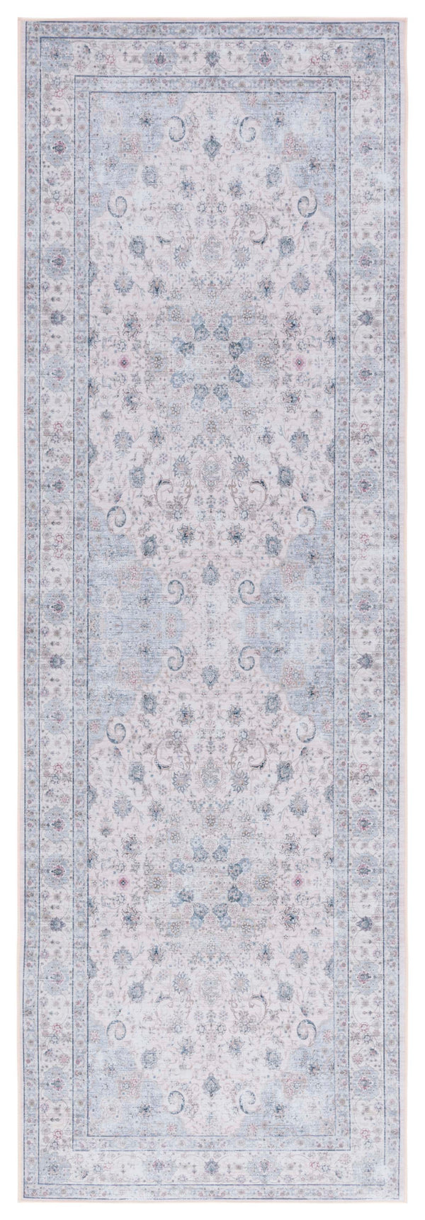 Safavieh Tucson Elegant Beige Green Rug – Soft Polyester, Machine Washable & Slip Resistant For Durability Blue ,Red Polyester Pile Tsn165b-8sq