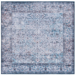 Safavieh Tucson Exquisite Machine Washable Area Rug - Slip Resistant, Timeless Design For Elegant Interiors Aqua ,Pink Polyester Tsn173j-26