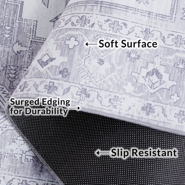 Safavieh Tucson Elegant Area Rug - Timeless Tradition Meets Modern Style For A Stunning Home Transformation Light Grey Polyester Pile Tsn181f-8