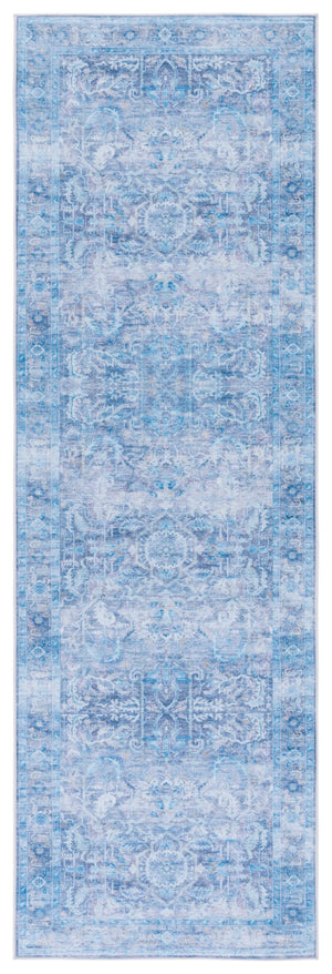 Safavieh Tucson Elegant Floral Pattern Area Rug - Machine Washable, Slip-resistant, Durable Home Decor Accent Purple ,Blue Polyester Pile Tsn185v-57