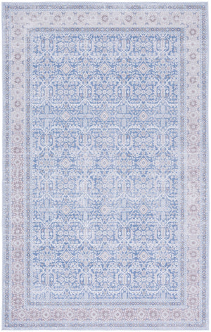 Safavieh Tucson Elegant Area Rug – Durable, Machine Washable, Slip-resistant Design To Elevate Your Home Decor Blue ,Rust Polyester Tsn186m-26