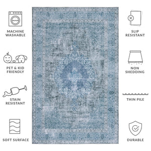 Safavieh Tucson 190x Green Area Rug - Stylish, Machine Washable, And Slip Resistant For Home Decor Bliss Green ,Green Polyester Pile Tsn190x-4r