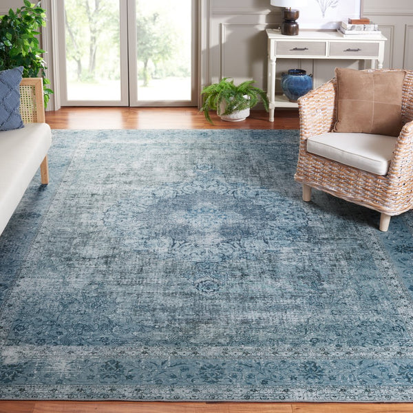 Safavieh Tucson 190x Green Area Rug - Stylish, Machine Washable, And Slip Resistant For Home Decor Bliss Green ,Green Polyester Pile Tsn190x-4r