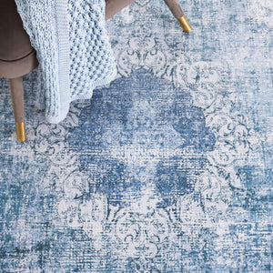 Safavieh Tucson 190x Green Area Rug - Stylish, Machine Washable, And Slip Resistant For Home Decor Bliss Green ,Grey Polyester Pile Tsn190y-10