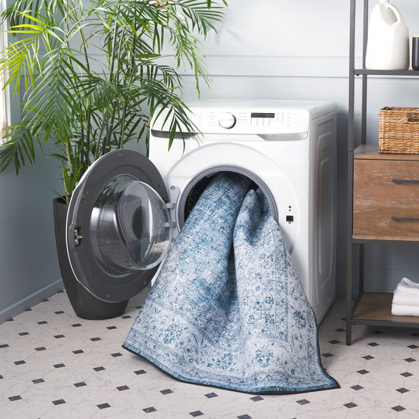 Safavieh Tucson 190x Green Area Rug - Stylish, Machine Washable, And Slip Resistant For Home Decor Bliss Green ,Grey Polyester Pile Tsn190y-10