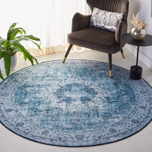 Safavieh Tucson 190x Green Area Rug - Stylish, Machine Washable, And Slip Resistant For Home Decor Bliss Green ,Grey Polyester Pile Tsn190y-10
