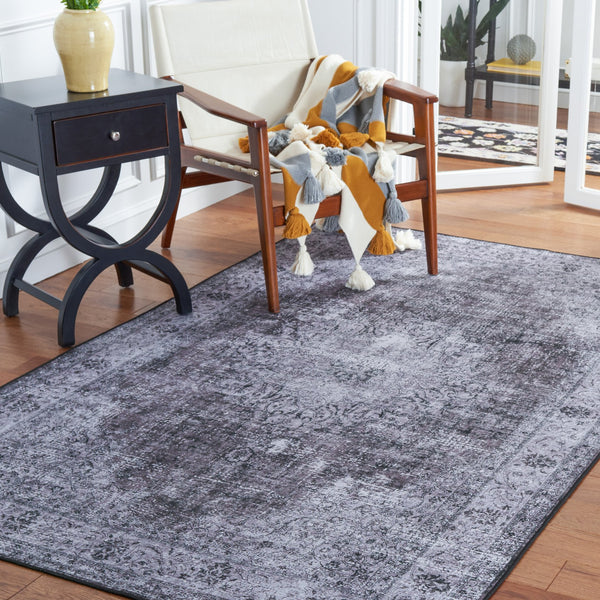 Safavieh Tucson 190x Green Area Rug - Stylish, Machine Washable, And Slip Resistant For Home Decor Bliss Black ,Grey Polyester Pile Tsn190z-218