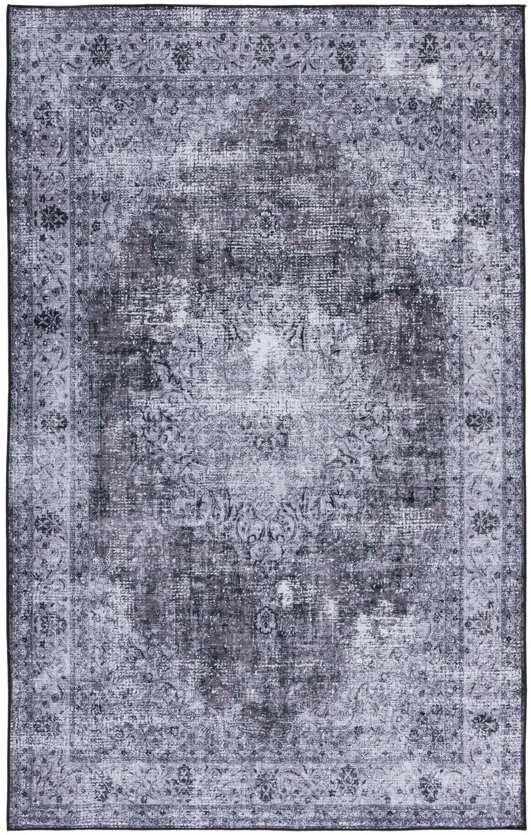 Safavieh Tucson 190 M/W S/R TSN190 Power Loomed Traditional Rug Black / Grey TSN190Z-4SQ
