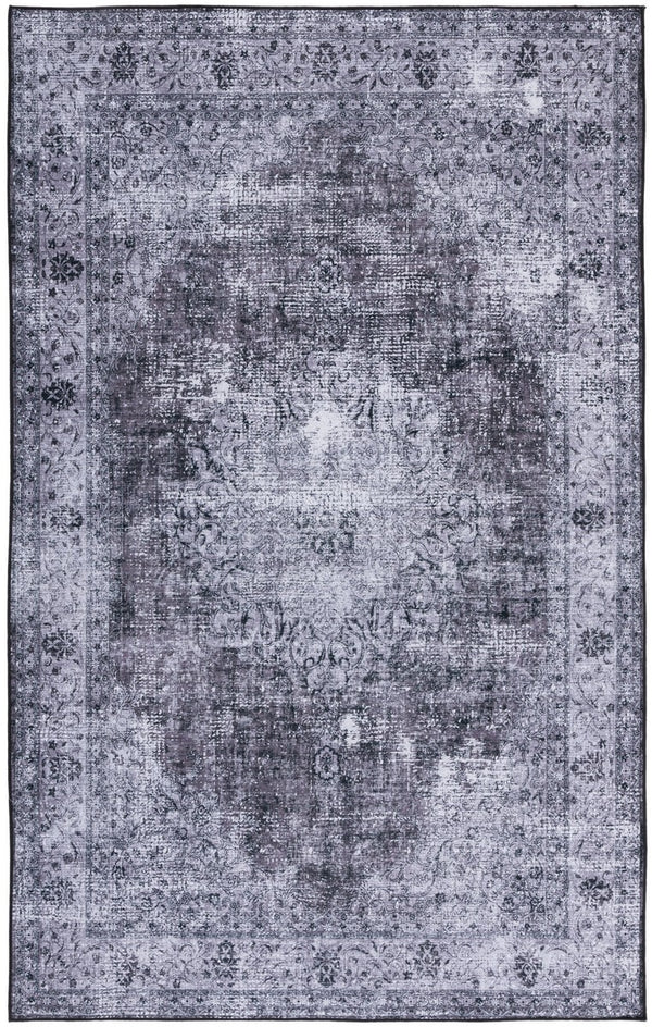 Safavieh Tucson 190 M/W S/R TSN190 Power Loomed Traditional Rug Black / Grey TSN190Z-4SQ