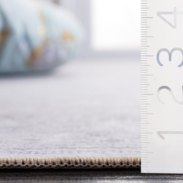 Safavieh Tucson Elegant Traditional Area Rug - Machine Washable, Slip Resistant, Durable Soft Polyester Design Beige ,Beige Polyester Pile Tsn199b-4sq